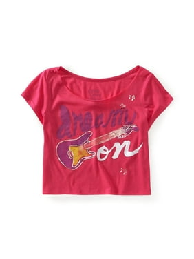 Aeropostale Womens Glitter Peace Sign Pajama Sleep T-shirt 826 XS